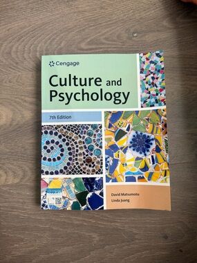 Cengage Culture and Psychology Textbook
